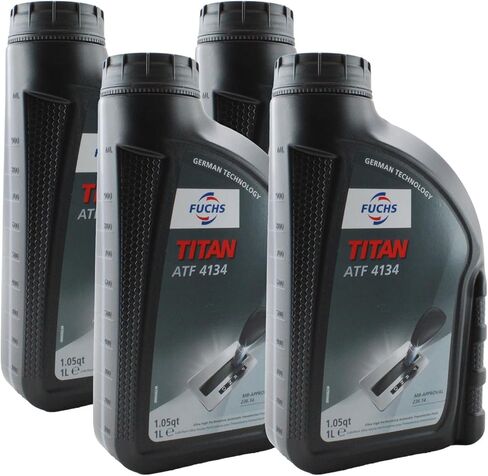 Fuchs 4 Liter TITAN ATF 4134 Red Automatic Transmission Fluid (4 x 1L) in Saudi Arabia