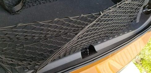 شبكة منظم الجذع الخلفي شبكة شحن لشيفروليه Expenox & GMC Terrain 2018-2025-شبكة البضائع على طراز Movens لسيارات الدفع الرباعي-Mesh Mesh Car Trunk Organizer-Abtactible مع الاعتدال والتضاريس in Saudi Arabia