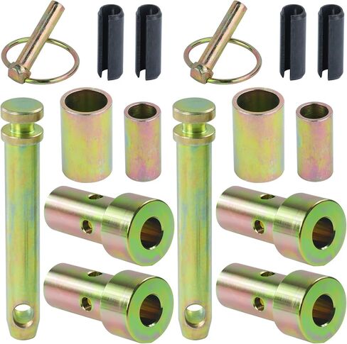 2 حزمة TK95029 CAT 1 مجموعة جلبة محول أسطوانة سريعة ، بما في ذلك HITCH PIN HIGH 5-1/2 "S07070200 و DUTY LYNCH PIN مع حلقة استبدال S14114400 للفئة I 3 نقاط الجران in Kuwait