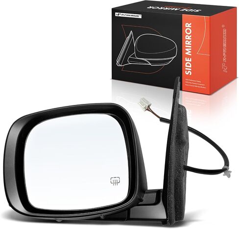 A-Premium Driver Side Power Door Mirror, Compatible with Dodge Grand Caravan 2011-2020 & Chrysler Town & Country 2011-2016 - Heated Manual Folding Black Outside Rear View Mirror - Replace# 5113409AL in Saudi Arabia