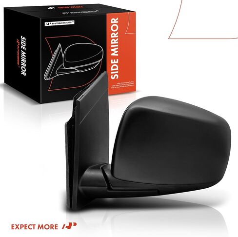 A-Premium Driver Side Power Door Mirror, Compatible with Dodge Grand Caravan 2011-2020 & Chrysler Town & Country 2011-2016 - Heated Manual Folding Black Outside Rear View Mirror - Replace# 5113409AL in Saudi Arabia