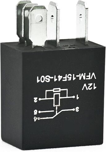 Automotive Relay 1 Packs VFM-15F41-S01, V23074-A1001-A403 Relay 12V 20/10A 5 Pins in Saudi Arabia