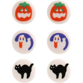 Cute Halloween Sugar Cookie Earrings Gifts For Bestie Friend Daughter Funny Food Fall Spooky Lightweight Hypoallergenic Earrings Studs in Kuwait