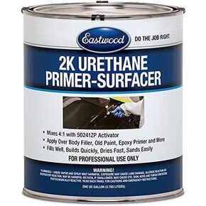 Eastwood 2K Urethane Primer Buff/Tan Part A Mixes 4:1 Fast Dries And Sand Easily 1 Gallon in Kuwait