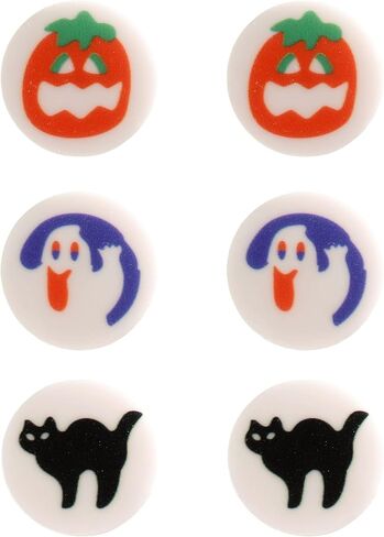 Cute Halloween Sugar Cookie Earrings Gifts For Bestie Friend Daughter Funny Food Fall Spooky Lightweight Hypoallergenic Earrings Studs in Kuwait