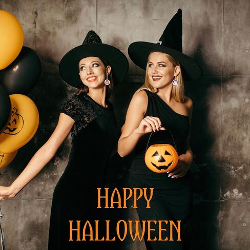 Cute Halloween Sugar Cookie Earrings Gifts For Bestie Friend Daughter Funny Food Fall Spooky Lightweight Hypoallergenic Earrings Studs in Kuwait