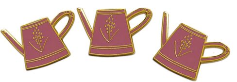 Novel Merk Umbrella & Spring Season Lapel Pin, Hat Pin & Tie Tack Set with Clutch Back in Saudi Arabia