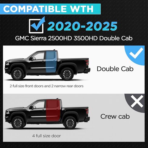 لوحات تشغيل PZ متوافقة مع 2010-2024 Dodge RAM 2500 3500 CREW CAB ، خطوات جانبية أسود قضبان الصلب الكربوني الثقيلة. in Saudi Arabia