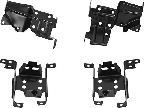 HECASA 4PC الأمامي الصمام الوفير متوافق مع 2011-2014 GMC Sierra 2500 3500 HD PUMPER RIGERTING INNER BRACKET BRACKET INNER GM1063103 GM1062102 GM1062103 GM1063102 in Kuwait