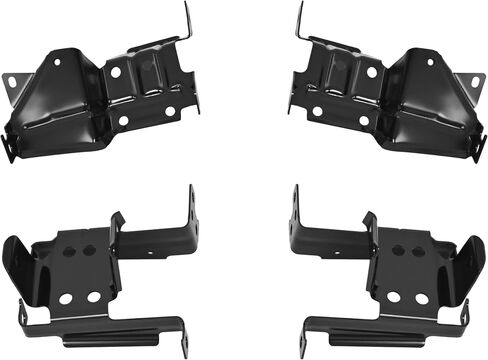 HECASA 4PC الأمامي الصمام الوفير متوافق مع 2011-2014 GMC Sierra 2500 3500 HD PUMPER RIGERTING INNER BRACKET BRACKET INNER GM1063103 GM1062102 GM1062103 GM1063102 in Kuwait