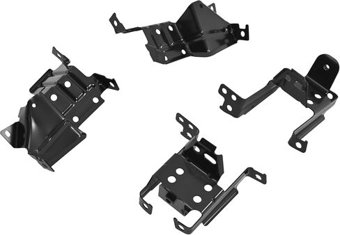HECASA 4PC الأمامي الصمام الوفير متوافق مع 2011-2014 GMC Sierra 2500 3500 HD PUMPER RIGERTING INNER BRACKET BRACKET INNER GM1063103 GM1062102 GM1062103 GM1063102 in Kuwait