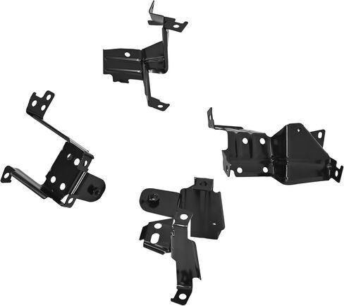 HECASA 4PC الأمامي الصمام الوفير متوافق مع 2011-2014 GMC Sierra 2500 3500 HD PUMPER RIGERTING INNER BRACKET BRACKET INNER GM1063103 GM1062102 GM1062103 GM1063102 in Kuwait