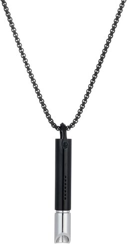 Breathing Necklace for Quitting Smoking & Anxiety Relief – Smokeless Inhaler Necklace with Filter Cotton, Vape Alternative, Stainless Steel Mindful Breathing Tool in Saudi Arabia