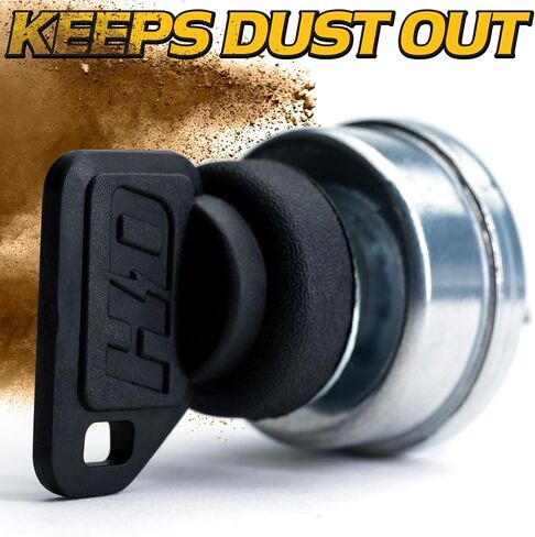 HD Switch Replaces Big Dog Starter Ignition Key Switch Fits: Alpha, Blackjack, Stout, Diablo - Ultimate Dual Protection Upgrade - 3 Keys & Free Carabiner in Saudi Arabia