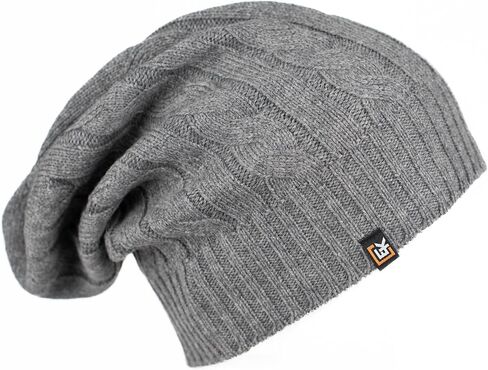 Evolution Meletwear Wool Cable Hat Knit Beanie Hat للرجال أو النساء - صوف Merino Super Super - مصنوع في الولايات المتحدة الأمريكية in Kuwait