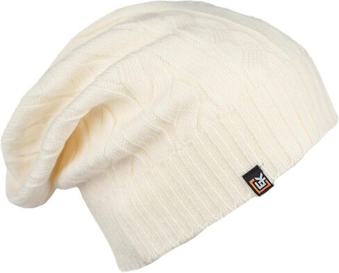 Evolution Meletwear Wool Cable Hat Knit Beanie Hat للرجال أو النساء - صوف Merino Super Super - مصنوع في الولايات المتحدة الأمريكية in Kuwait