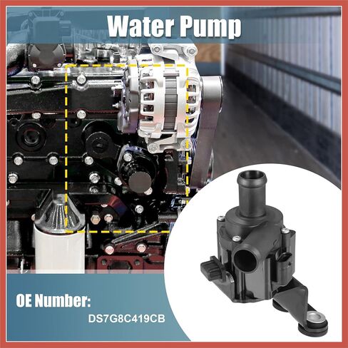 ACROPIX Car Engine Cooling Water Pump Assembly No.DS7G8C419CB for Ford Escape 1.5L 2017-2019 Car Parts in Saudi Arabia