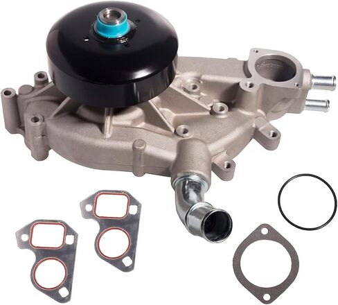 TUCAREST AW5104 مجموعة مضخة المياه ث/طوقا (مقابل 4.8L 5.3L 6.0L V8) تناسب BU-MICH RAINIER/CA-DILLAC ESCALADE CHEVY Avalanche Express Silverado Tahoe G-MC Envoy Yukon Savana Sierra 1500/Hu-Mmer H2 in Saudi Arabia