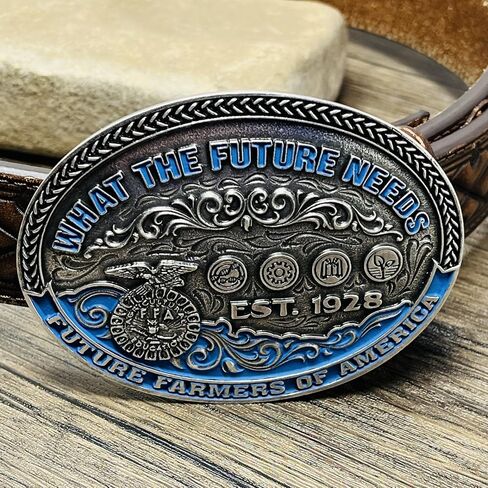 Montana Silversmiths Future Farmers of America FFA كن مشبك حزام الموقف المستقبلي in Kuwait