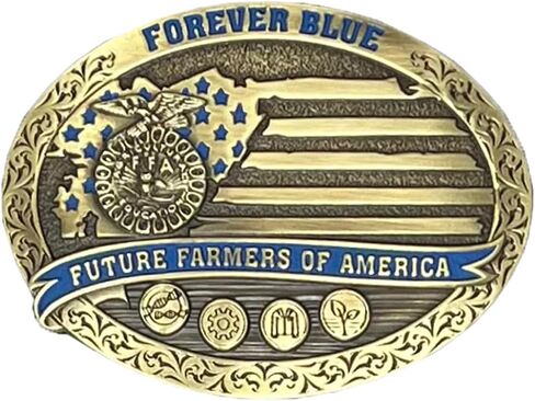 Montana Silversmiths Future Farmers of America FFA كن مشبك حزام الموقف المستقبلي in Kuwait