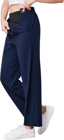 Deyeek Women's Tear Away Pants for Hip Replacement After Surgery Post Surgery Pants for Women Easily Touch 2 Sides Closure in Kuwait