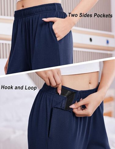 Deyeek Women's Tear Away Pants for Hip Replacement After Surgery Post Surgery Pants for Women Easily Touch 2 Sides Closure in Kuwait