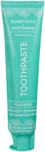 Trader Joe's Toothpaste (2 Count, Peppermint Fluoride Free Whitening Toothpaste) in Saudi Arabia