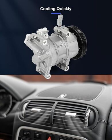 ضاغط ECCPP A/C مع القابض 2012-2018 مناسب لتويوتا ياريس 1.5L ضاغط AC التبريد القوي in Saudi Arabia