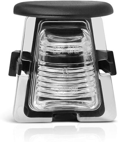 VIPMOTOZ OE-Style License Plate Light Tag Lamp Housing Assembly Replacement For 2007-2018 Jeep JK Wrangler in Saudi Arabia