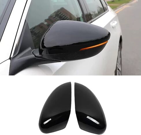 Car Accessories Fit For Honda Accord 10Th 11th 2018 2019 2020 2021 2022 2023 2024 2025 Exterior Car Door Side Rearview Mirror Cover Trims (Black) ABS 2 PCS in Saudi Arabia