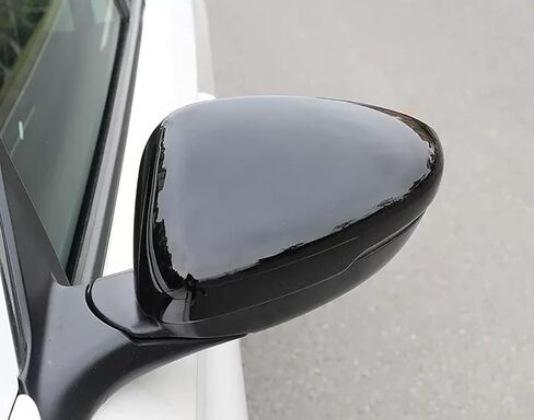 Car Accessories Fit For Honda Accord 10Th 11th 2018 2019 2020 2021 2022 2023 2024 2025 Exterior Car Door Side Rearview Mirror Cover Trims (Black) ABS 2 PCS in Saudi Arabia