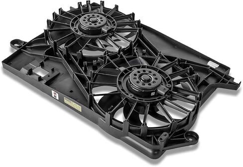 Auto Dynasty CH3115184 OE Style Dual Radiator Cooling Fan Shroud Assembly Compatible with Dodge Charger Challenger 06-18 in Saudi Arabia