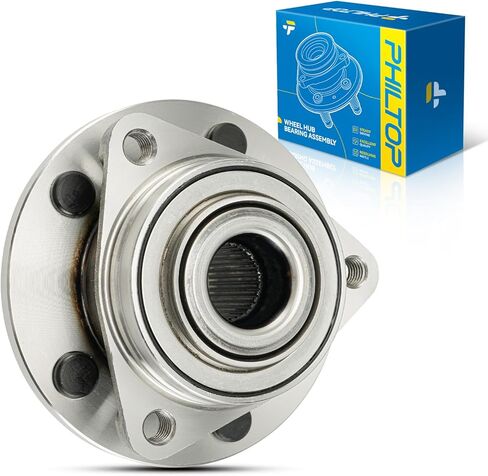 PHILTOP 513237 Front Wheel Hub Assembly Fit for Chevrolet HHR 2006-2008, 5 Lugs Wheel Hub Bearings No ABS in Saudi Arabia
