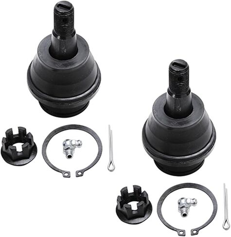 Detroit Axle - 4WD Front Wheel Bearing Hubs Kit for Chevy Silverado Sierra Suburban 1500 Tahoe Yukon Avalanche Cadillac Escalade 2 Wheel Bearing Hubs 2 Lower Ball Joints 4 Tie Rods 2 Boots Replacement in Saudi Arabia