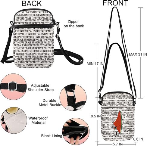 Jniap Free Valestine Crossbody Bag Free Perial Fertine Gifts Watermelon Persine Bag Perse Flag Flag in Kuwait
