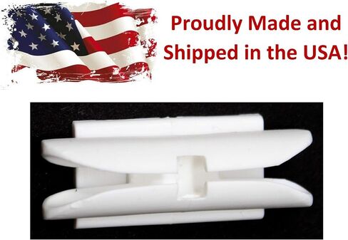 JSP Manufacturing Aftermarket Headliner Bow Side Mounting Plastic Snap Clip Compatible with GMK4012532682 4012532682 1967-1974 GM A F X Body (6) in Saudi Arabia