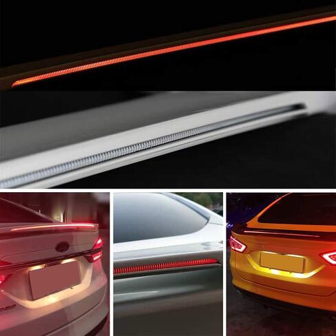 Spoiler Trunk متوافق مع 2013-2020 Ford Fusion ، Trunk Spoiler Wing Gloss Black ABS من Ikon Motorsports in Kuwait