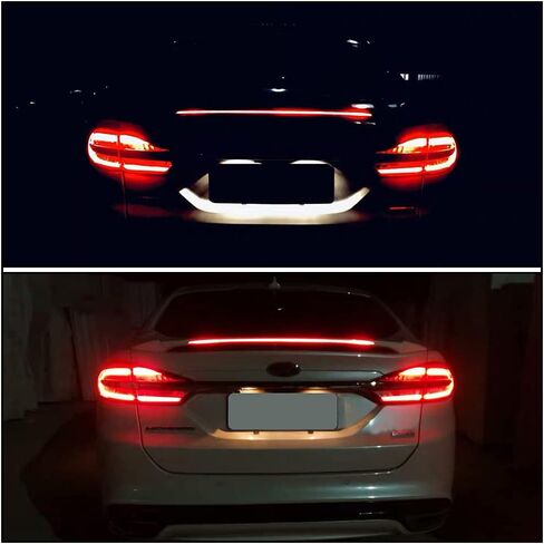 Spoiler Trunk متوافق مع 2013-2020 Ford Fusion ، Trunk Spoiler Wing Gloss Black ABS من Ikon Motorsports in Kuwait