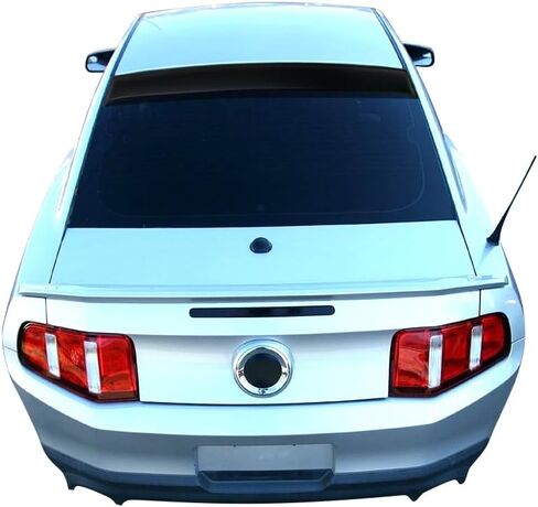 Ikon Motorsports ، Srowf Soverer متوافق مع 2005-2014 Ford Mustang Coupe ، Matte Black Pp Polpropylene Window Window Roof Spoiler Spoiler ، 2006 2007 2008 2010 2012 2013 2013 in Kuwait