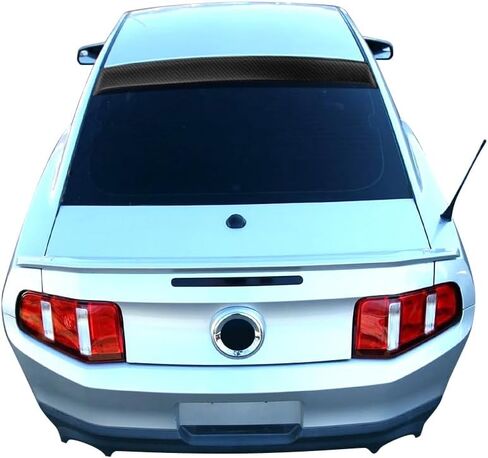 Ikon Motorsports ، Srowf Soverer متوافق مع 2005-2014 Ford Mustang Coupe ، Matte Black Pp Polpropylene Window Window Roof Spoiler Spoiler ، 2006 2007 2008 2010 2012 2013 2013 in Kuwait