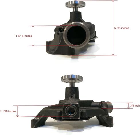 The ROP Shop Water Pump for 1982-1986 MerCruiser 5.7L, 350, V8 GM 260, 4 BBL 6218462-0B525981 in Saudi Arabia