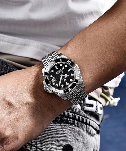 Ceyadg Pagani Design Watch Automatic Mechanical Watch for Men PD1661 ، NH35/NH36 حركة ، زجاج الياقوت ، ساعة من الفولاذ المقاوم للصدأ ، 40 مم ， عرض التاريخ in Kuwait