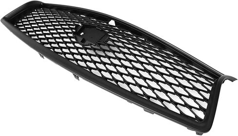 IKON MOTORSPORTS, Pre-Painted Grille Compatible With 2014-2017 Infiniti Q50, Eau Rouge ER Style ABS Glossy Black Front Bumper Grill Hood Mesh, 2015 2016 in Saudi Arabia