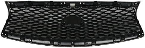 IKON MOTORSPORTS, Pre-Painted Grille Compatible With 2014-2017 Infiniti Q50, Eau Rouge ER Style ABS Glossy Black Front Bumper Grill Hood Mesh, 2015 2016 in Saudi Arabia