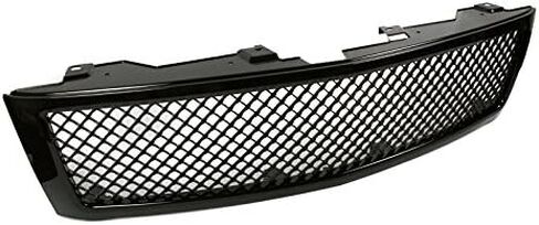 لعام 2007-2013 Chevy Silverado 1500 Mesh Style Style Upper Grille Grille Grille Black in Saudi Arabia