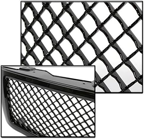 لعام 2007-2013 Chevy Silverado 1500 Mesh Style Style Upper Grille Grille Grille Black in Saudi Arabia