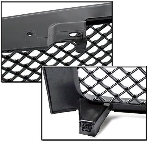 لعام 2007-2013 Chevy Silverado 1500 Mesh Style Style Upper Grille Grille Grille Black in Saudi Arabia