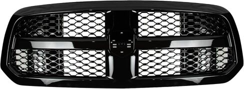 Gloss Black Grille Grille Grille Grill لعام 2013 2014 2015 2015 2017 2018 RAM 1500/2019 2020 RAM 1500 Classic in Kuwait