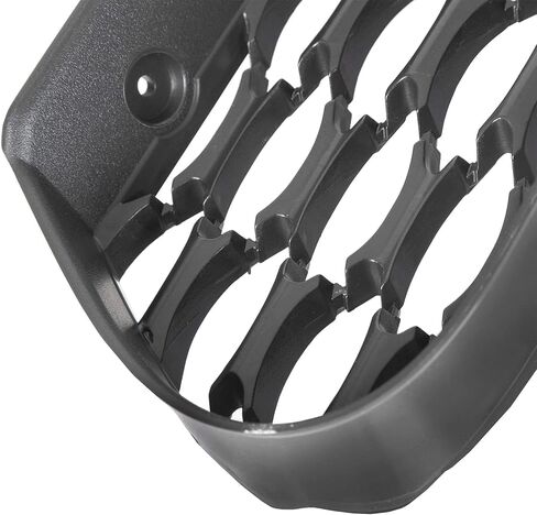 Hecasa Front Lower Grille Grille متوافق مع 2015-2023 Dodge Charger SRT SCAT Pack Daytona 68417504AA 68214869AB CH1036137 W/2 الجانبية الحدود الأسود in Saudi Arabia