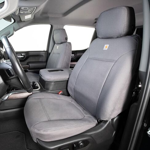 Covercraft Carhartt SeatSaver Custom Seat Covers | Fits 2024-2025 Toyota Tacoma | 1st Row Bucket Seats, Duckweave Gravel in Saudi Arabia